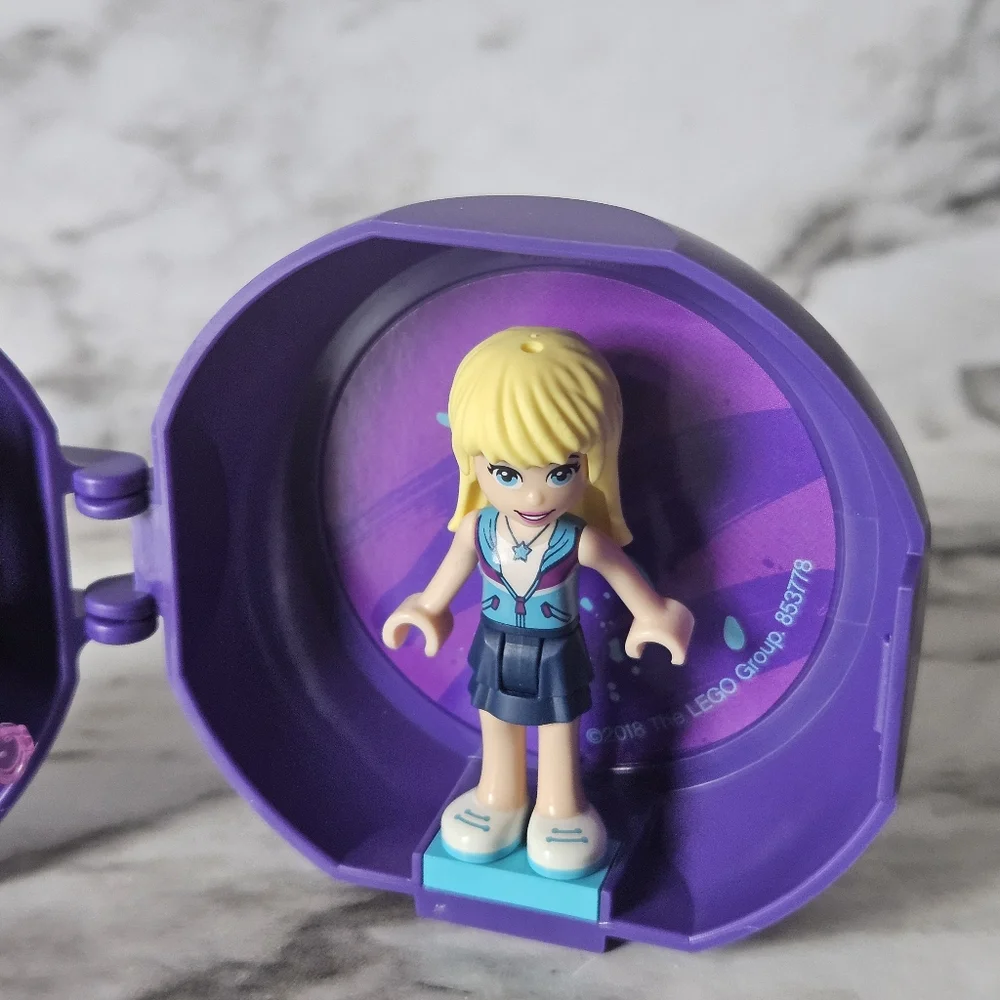 Retired Lego Friends Stephanie's Pool Pod Set #853778 Purple